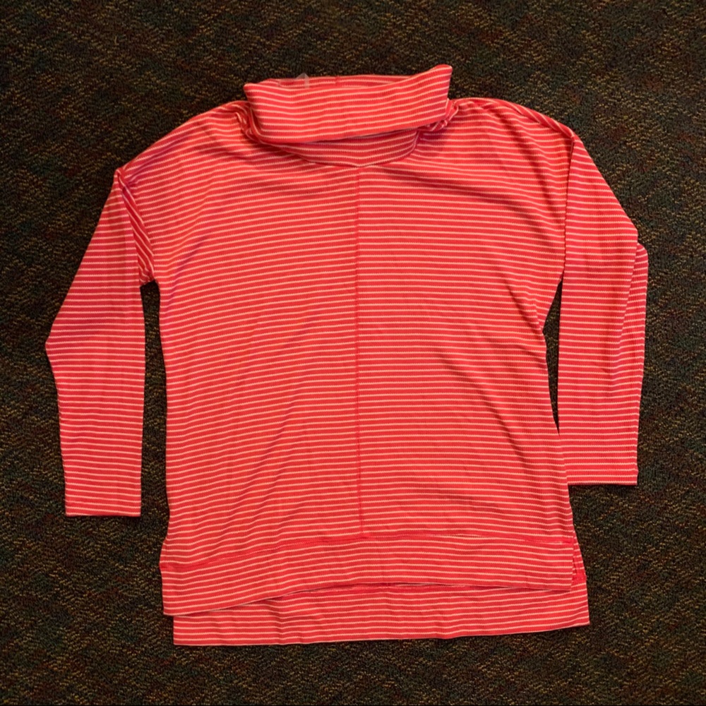 NWT Liz Claiborne pink/white long sleeve // Sz XL
